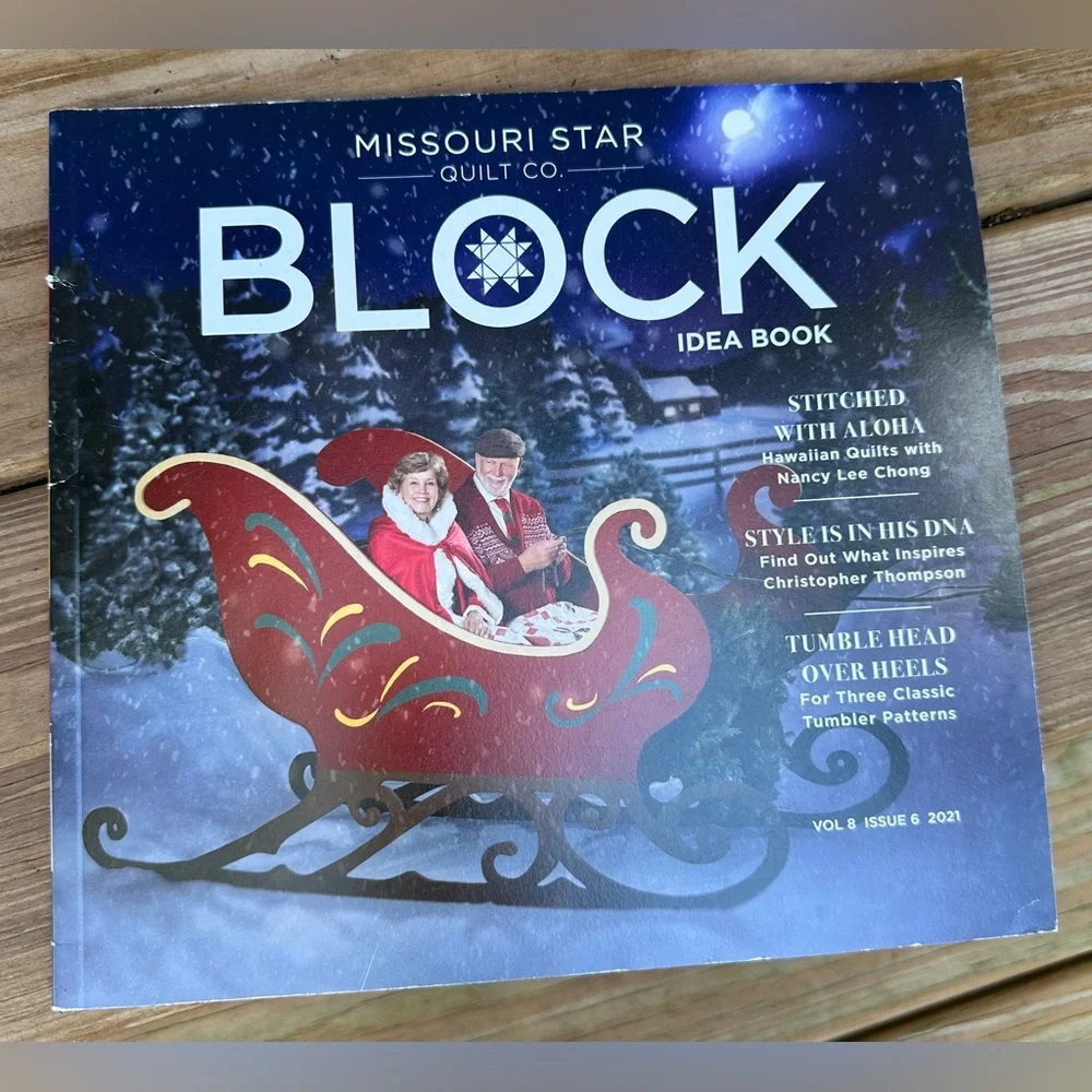 Set of 5 Missouri Star Quilt BLOCK Magazines Idea Book 2021